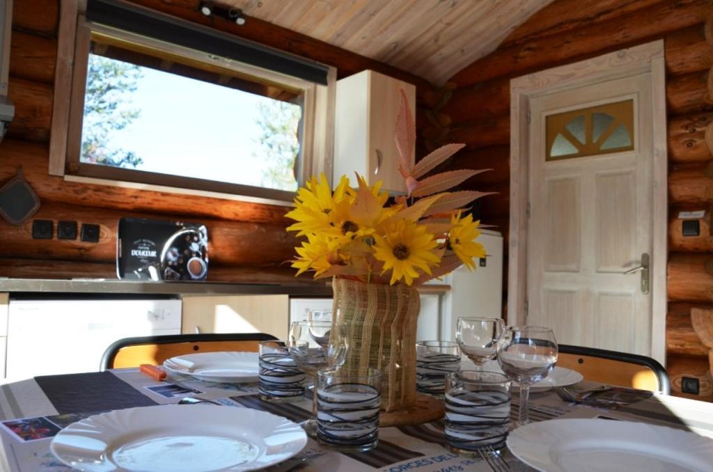 Pialous:Chalet En Rondins Avec Espace Detente La Chapelle-d'Aurec Luaran gambar