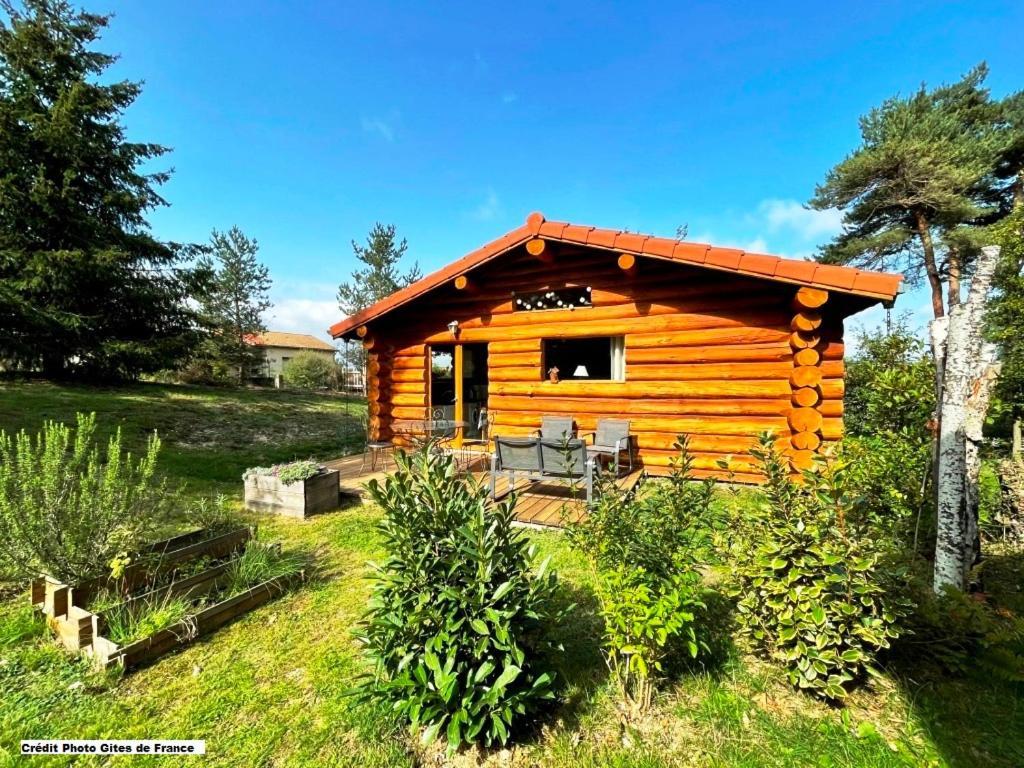 Pialous:Chalet En Rondins Avec Espace Detente La Chapelle-d'Aurec Luaran gambar